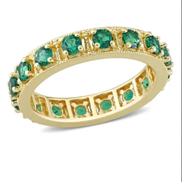 Victorian Five Stone Emerald - Picture 2 of 4